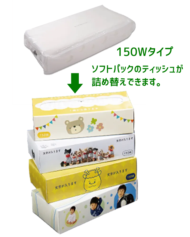 オリジナルティッシュボックス